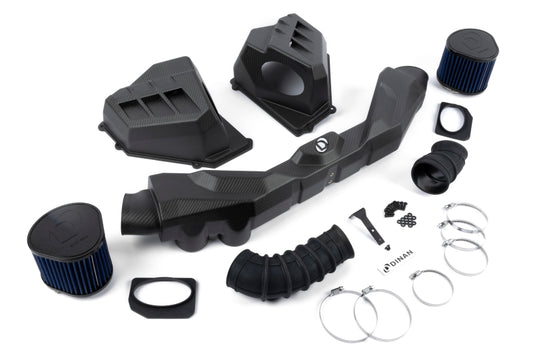 Dinan D760-0063-B matte carbon fiber cold air intake for BMW G80 M3 G82 G83 M4 and G87 M2
