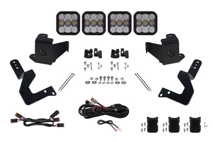 Diode Dynamics DD7407 SS5 Sport white grille CrossLink lightbar kit for Toyota Tundra