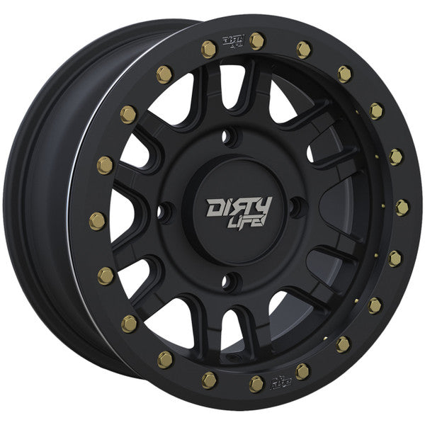 Dirty Life 9309R Canyon Pro 15x7 4-137 13mm Offset/106.25mm Hub Matte Black - Beadlock