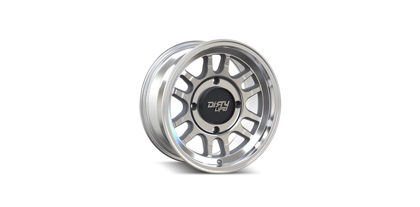 Dirty Life 9310s Canyon Sport SXS 14x7 / BLANK BP / 13mm Offset / 106.25mm Hub Matte Black Wheel