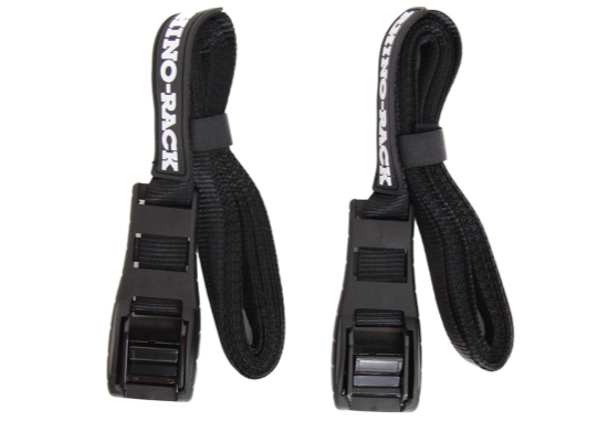 Rhino-Rack Rapid Tie Down Straps w/Buckle Protector 11.5ft - 165Ibs (Qty 2) - RTD35P