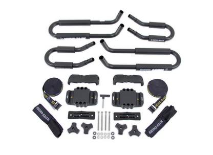 Rhino-Rack Fixed J Style Kayak Carrier w/ Tie Downs (Pair) - S510