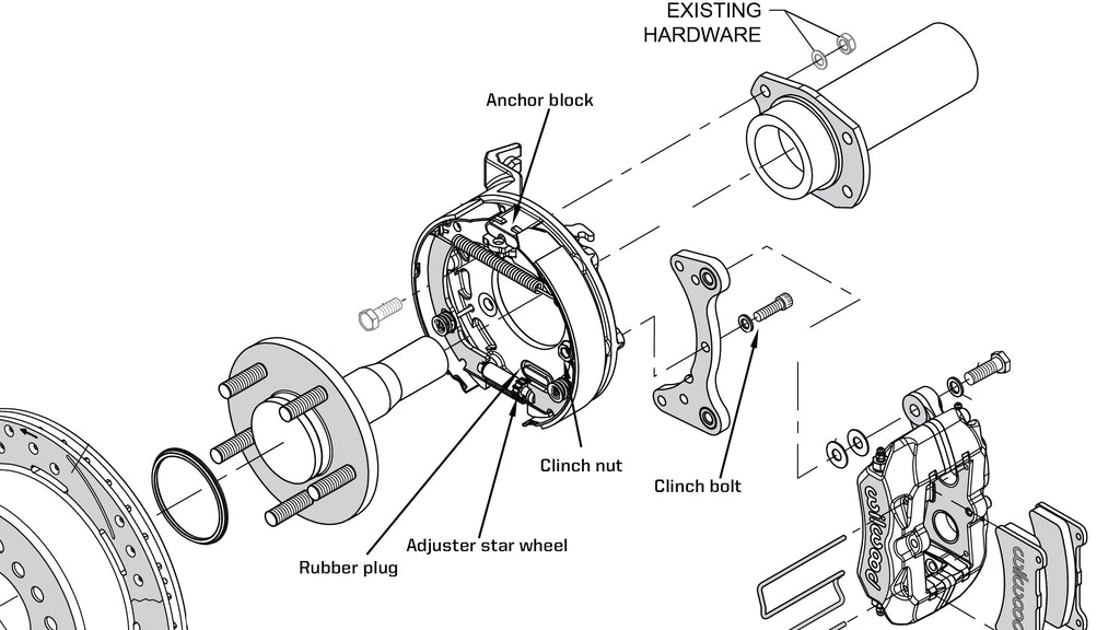 Wilwood Parking Brake Adjuster Cover Wilwood