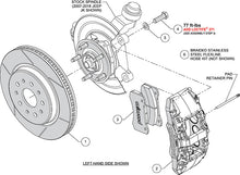 Load image into Gallery viewer, Wilwood 07-18 Jeep Wrangler (JK) Aero6-DM Front Brake Kit - D&amp;S - Red