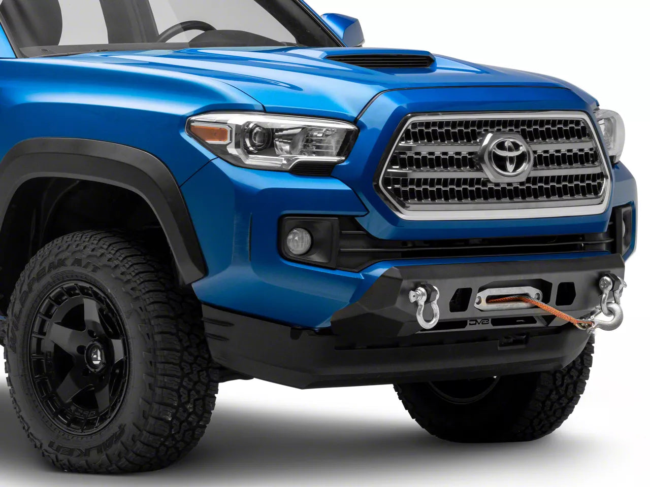 DV8 16-23 Toyota Tacoma Center Mount Winch Front Bumper