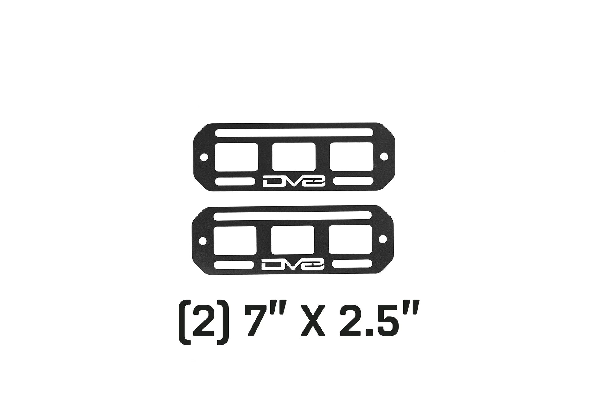 DV8 Offroad UNMP-01 universal MOLLE panels 7x2.5 inch pair steel mounting panels