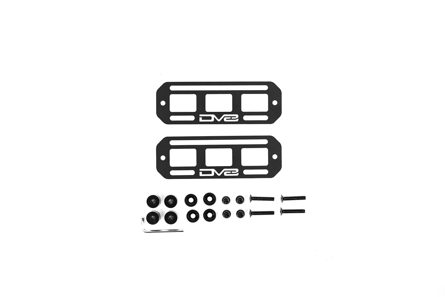 DV8 Offroad UNMP-01 universal MOLLE panels 7x2.5 inch pair steel mounting panels