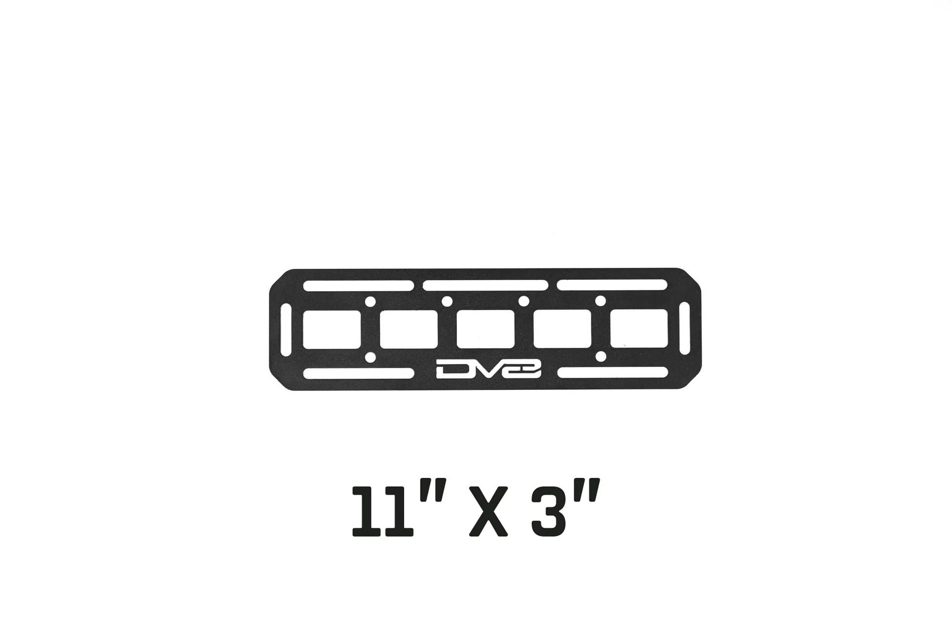 DV8 Offroad UNMP-02 universal MOLLE panel 11x3 inch steel mounting panel