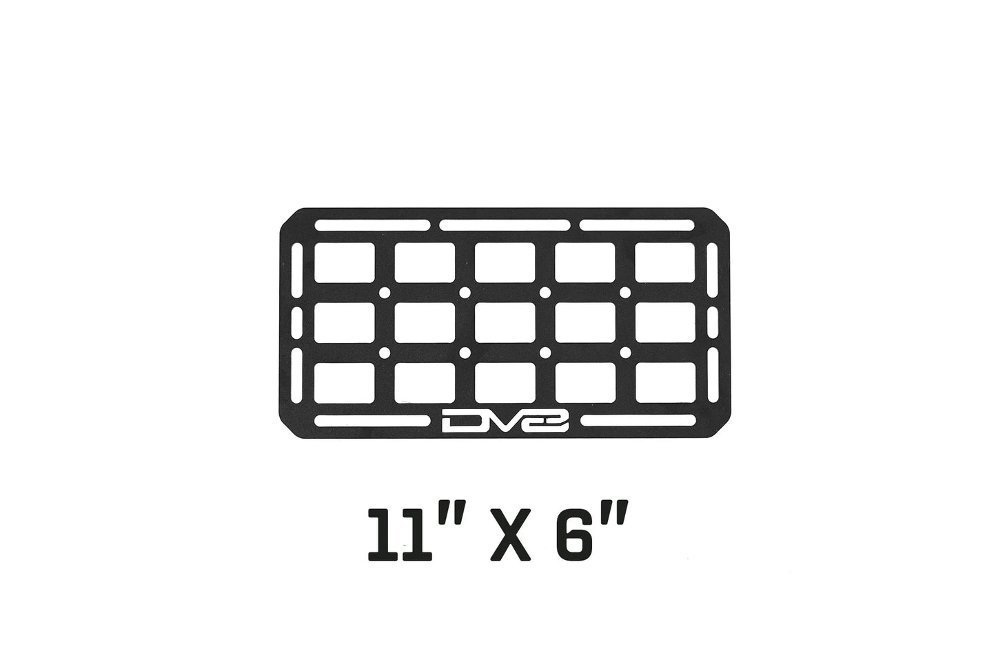 DV8 Offroad UNMP-03 universal MOLLE panel 11x6 inch steel mounting panel