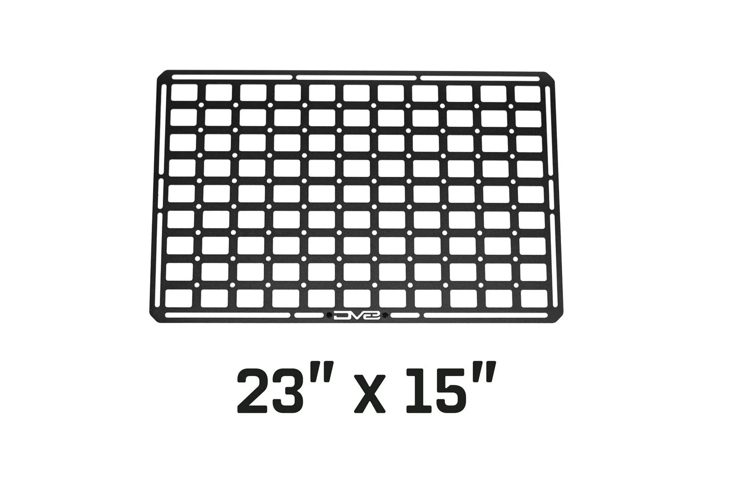 DV8 Offroad UNMP-06 universal MOLLE panel 23x15 inch steel mounting panel