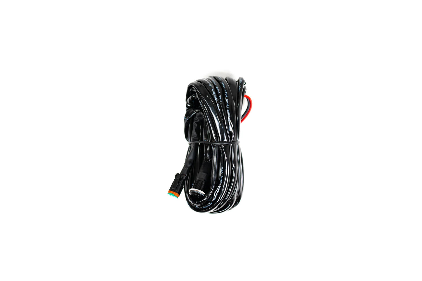 DV8 Offroad UNWH-03 40 amp wiring harness with 2-pin Deutsch connector and switch