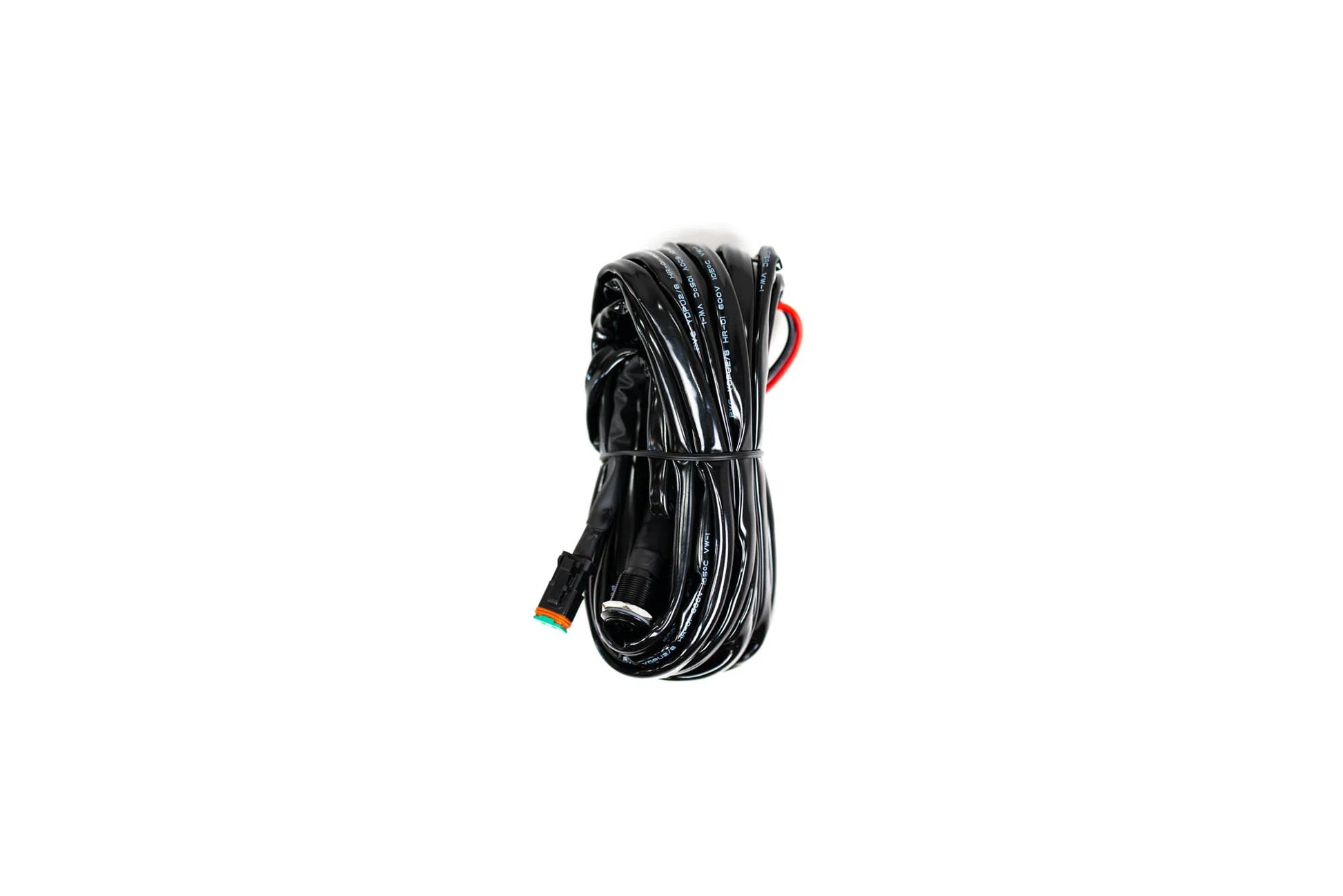 DV8 Offroad UNWH-03 40 amp wiring harness with 2-pin Deutsch connector and switch