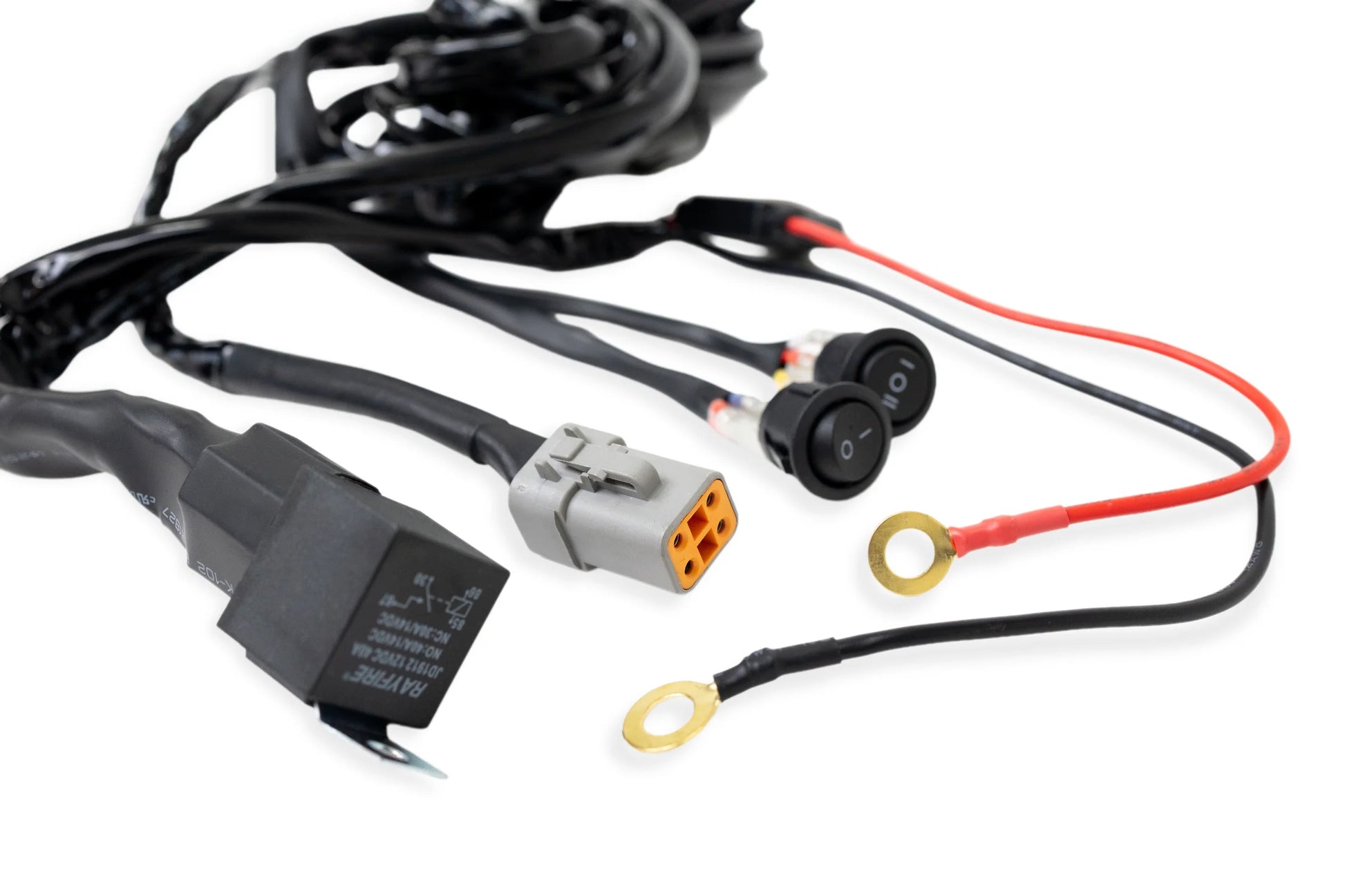 DV8 Offroad UNWH-05 40 amp DTP 4-pin halo light harness for DV8 halo accent lights