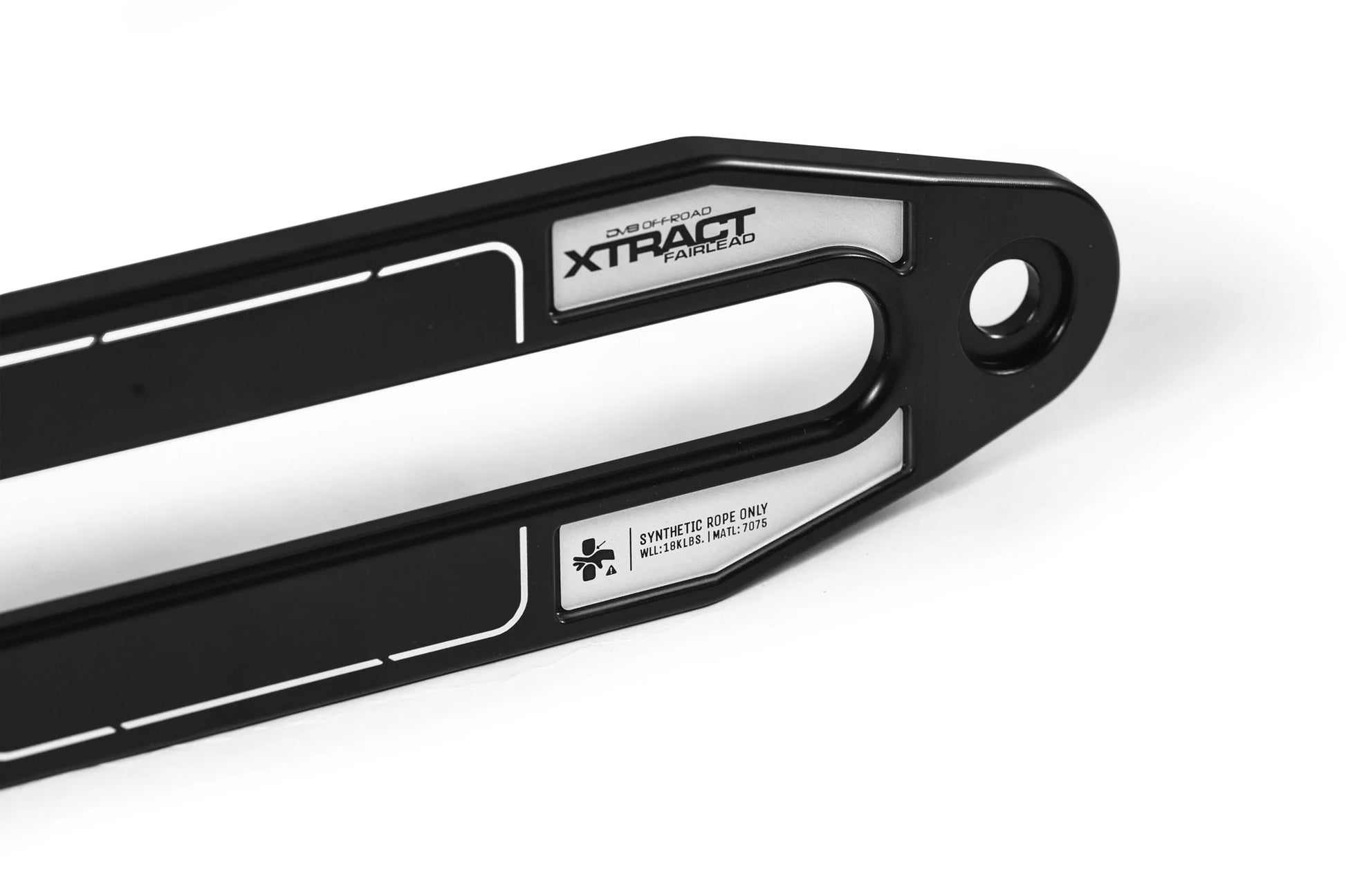 DV8 Offroad WBPF-02 Xtract closed system aluminum winch fairlead for synthetic rope