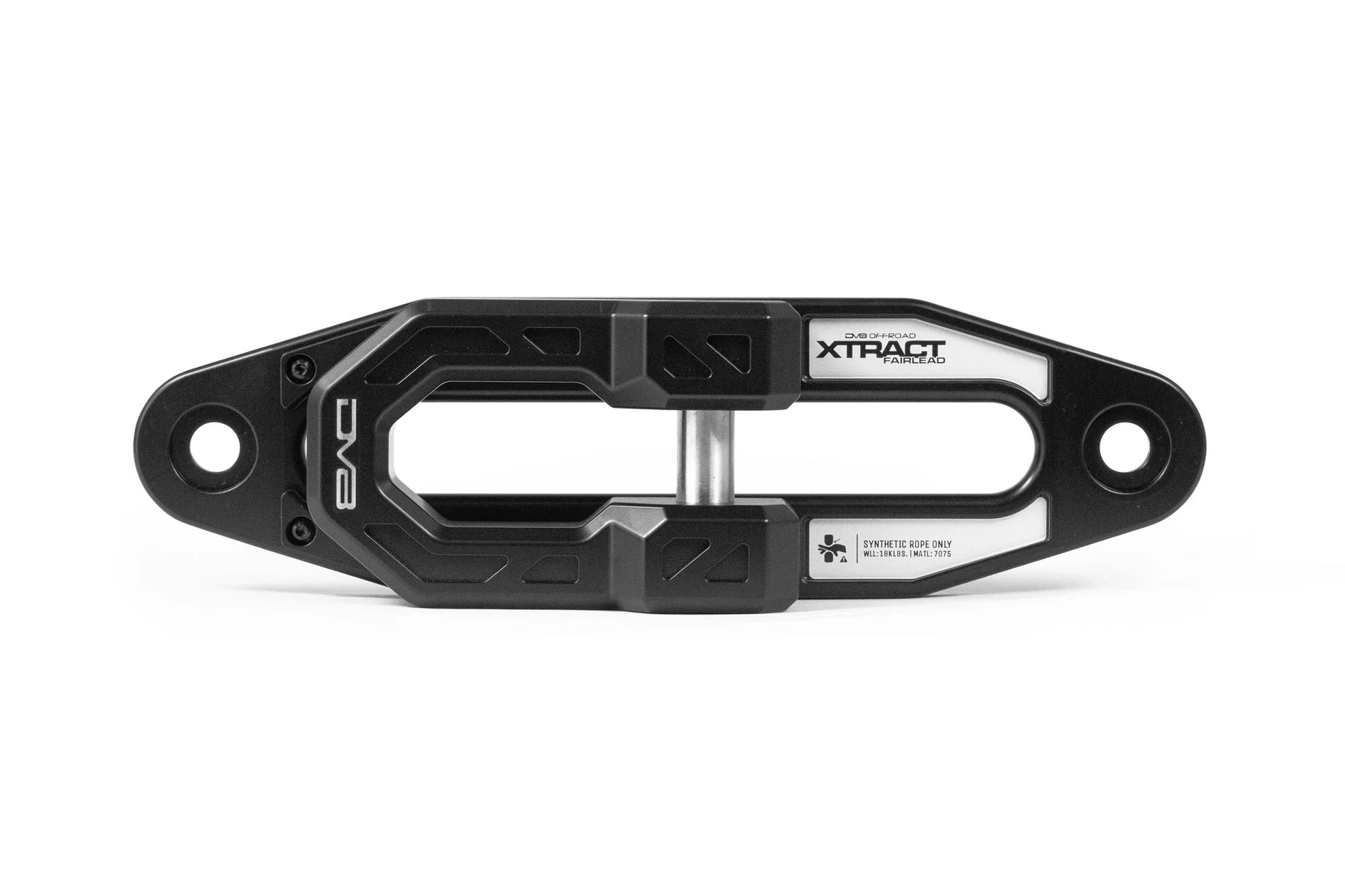 DV8 Offroad WBPF-02 Xtract closed system aluminum winch fairlead for synthetic rope
