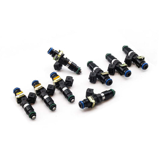 DeatschWerks 1250cc EV14 fuel injector set for Ford F-150, F-250 Super Duty, and Mustang
