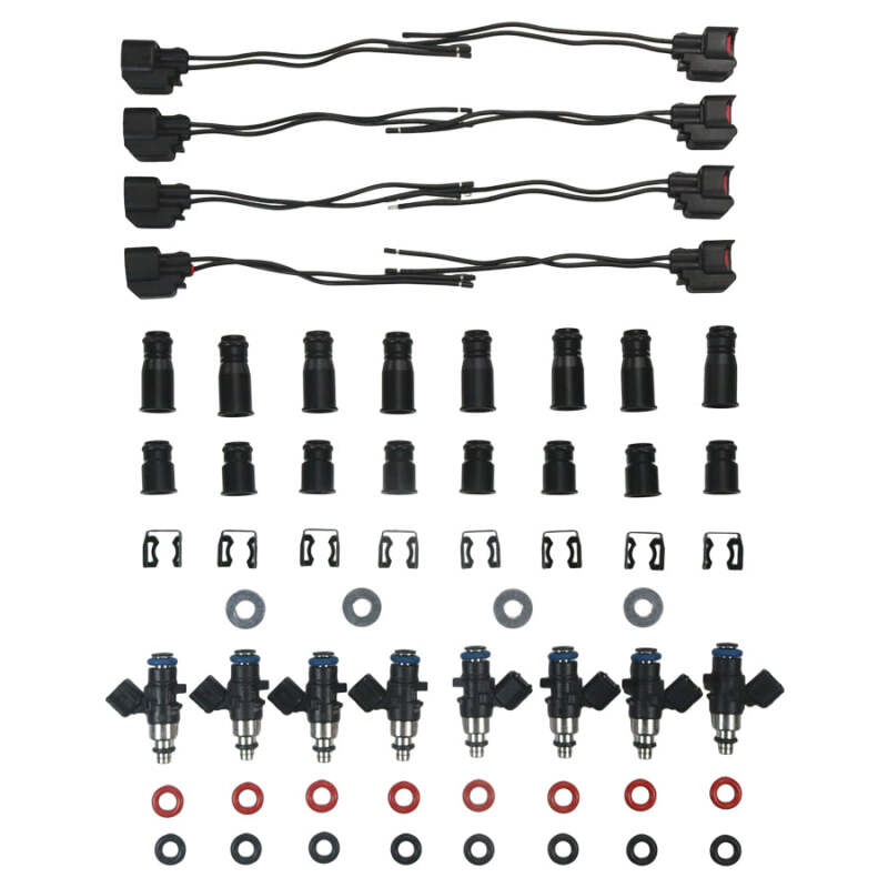 DeatschWerks 1000cc LS injector kit with matched set of eight fuel injectors