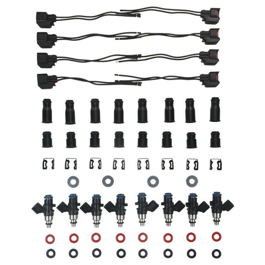 DeatschWerks 1000cc LS injector kit with matched set of eight fuel injectors