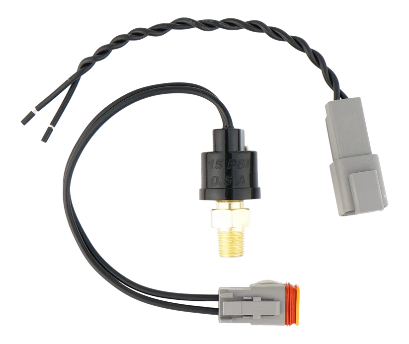 DeatschWerks 1/8th NPT 15 Psi Hobbs Switch with Pigtail - 4-HOBBS-15