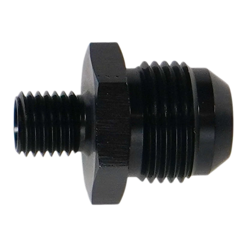 DeatschWerks 10AN Male Flare to M12x1.5 Metric Male Adapter - 6-02-0623-B