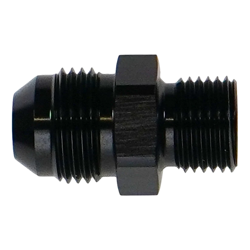 DeatschWerks 8AN Male Flare to M16x1.5 Male Inverted Flare Adapter - 6-02-0644-B