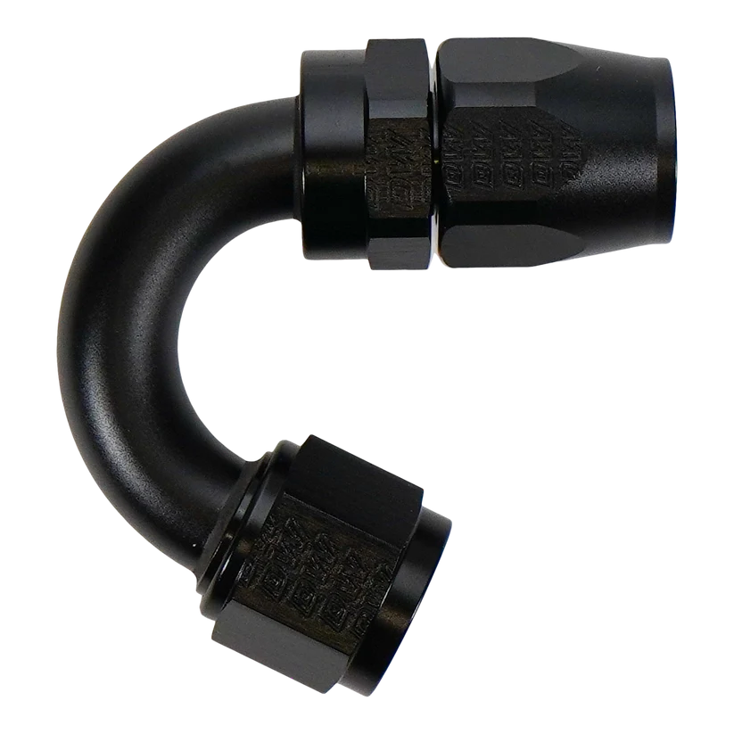 DeatschWerks 10 AN Female Flare Swivel 150-degree Hose End CPE - 6-02-0832-B