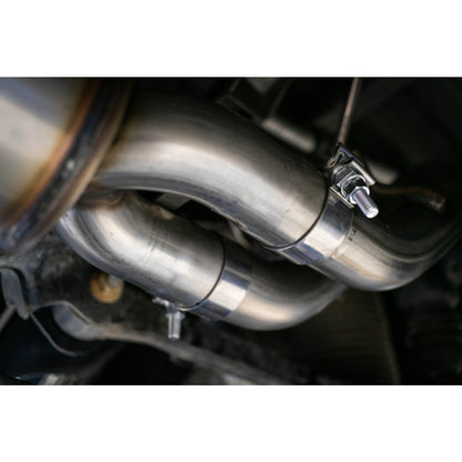 MBRP 2.5" Cat Back, Dual Split Rear, Black Coated, Ram Hemi 1500 5.7L CC/QC 2019 - 2023 MBRP