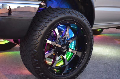 Oracle LED Illuminated Wheel Rings 4215-332 - ColorSHIFT Dynamic - ColorSHIFT - Dynamic ORACLE Lighting