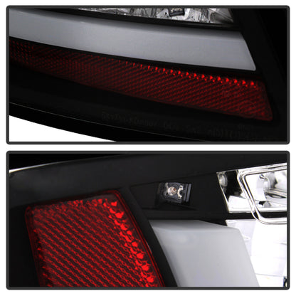 Spyder Audi A5 08-12 LED Tail Lights Black ALT-YD-AA508-LED-BK SPYDER