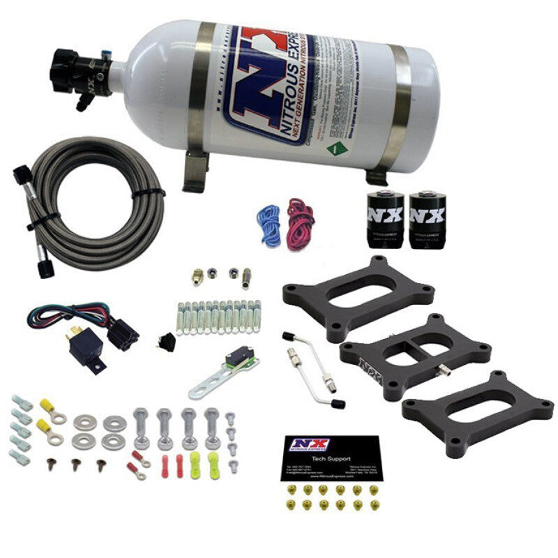 Nitrous Express Holley 2-BBL Tri-Power (3 Plates) /Gasoline (50-300 HP) - 30026-10