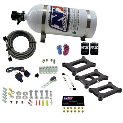 Nitrous Express Holley 2-BBL Tri-Power (3 Plates) /Gasoline (50-300 HP) - 30026-10