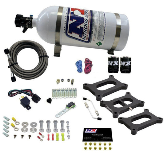 Nitrous Express Holley 2-BBL Tri-Power (3 Plates) /Gasoline (50-300 HP) - 30026-10