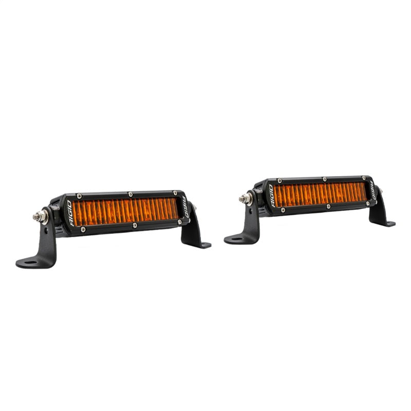 SR-Series SAE 6 Inch with Amber PRO Lens Pair Rigid Industries - 906705