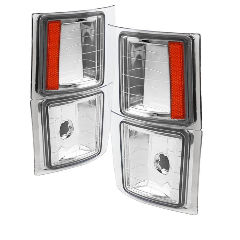 Xtune Chevy Suburban 94-98 4 pcs Corner Lights Chrome CCL-JH-CCK88-E-AM SPYDER