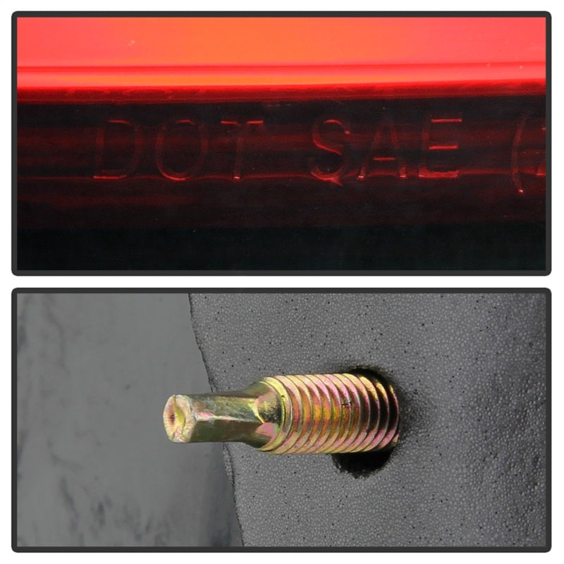 Spyder 08-11 Subaru Impreza WRX 4DR LED Tail Lights - Red Clear ALT-YD-SI084D-LED-RC SPYDER