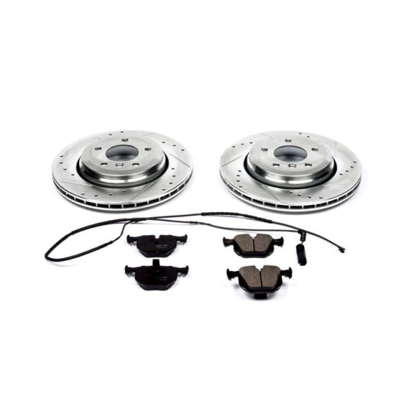 Power Stop 01-06 BMW 330Ci Rear Z23 Evolution Sport Brake Kit PowerStop
