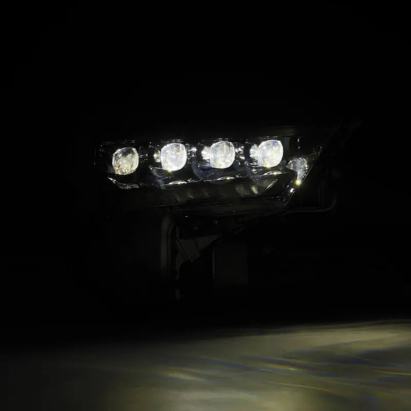 AlphaRex 880861 22-23 Toyota Tundra NOVA-Series Headlights Alpha-Blk w/White DRL - Req 810029 OR 810030 AlphaRex
