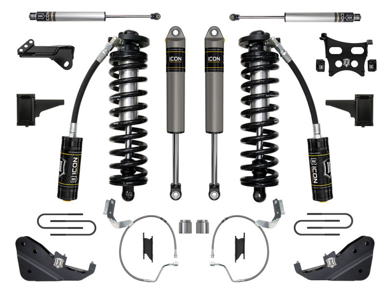 ICON 2023 Ford F250/F350 4-5.5in Stage 3 Coilover Conversion System