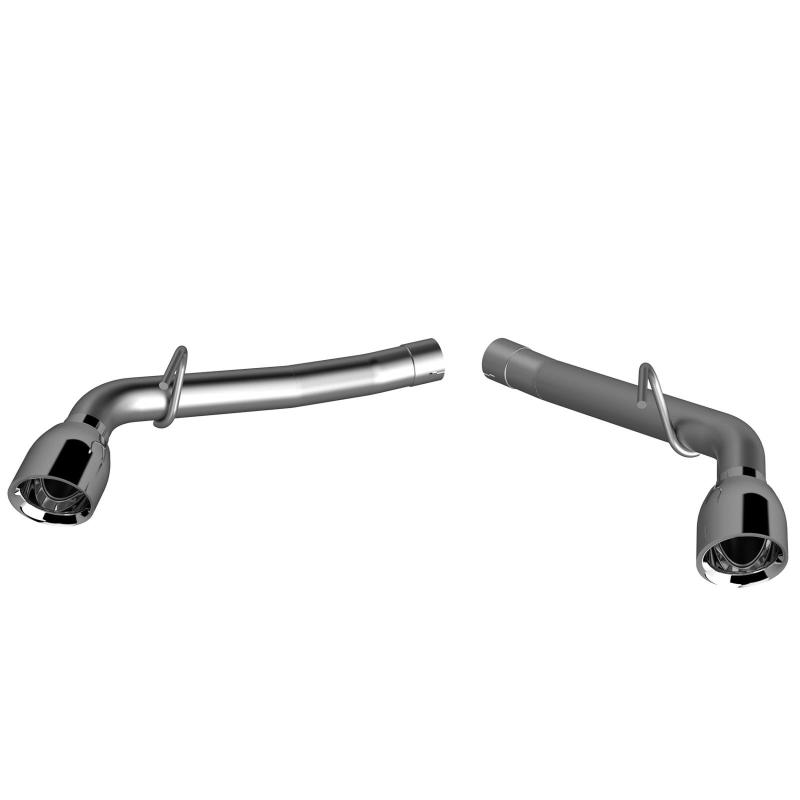 QTP 14-15 Chevrolet Camaro SS 6.2L 304SS Eliminator Muffler Delete Axle Back Exhaust w/4.5in Tips QTP