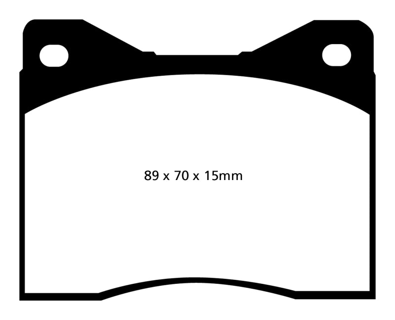 EBC RedStuff Rear Brake Pads - DP3753/2C EBC