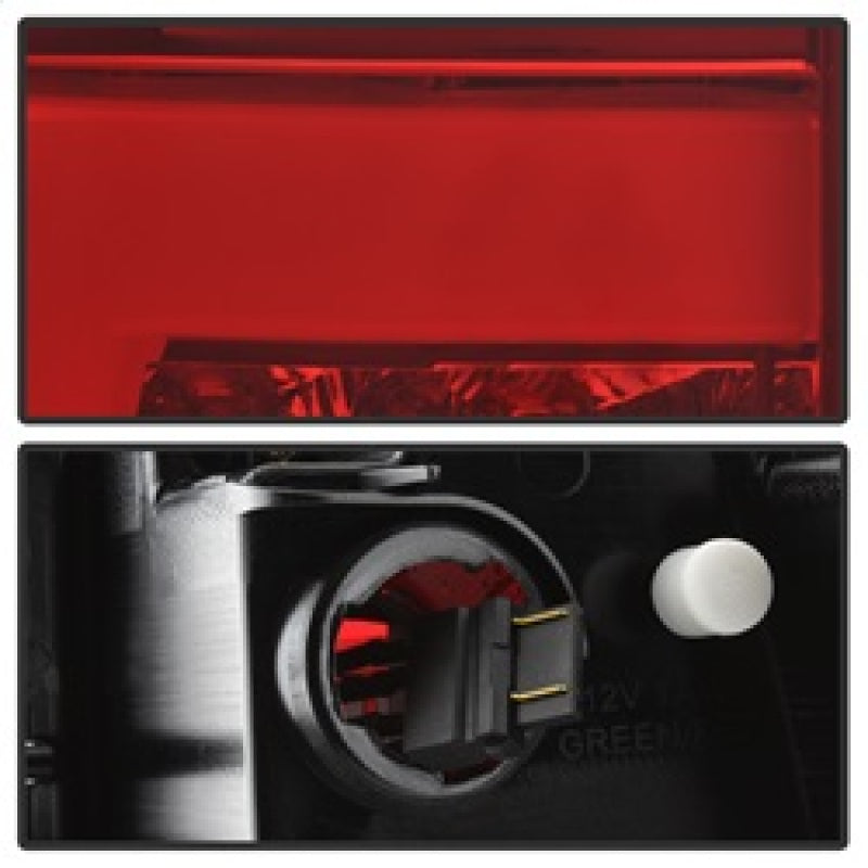 Spyder 00-06 Chevy Suburban 1500/2500 V2 Light Bar LED Tail Lights -Red Clr (ALT-YD-CD00V2-LBLED-RC) SPYDER