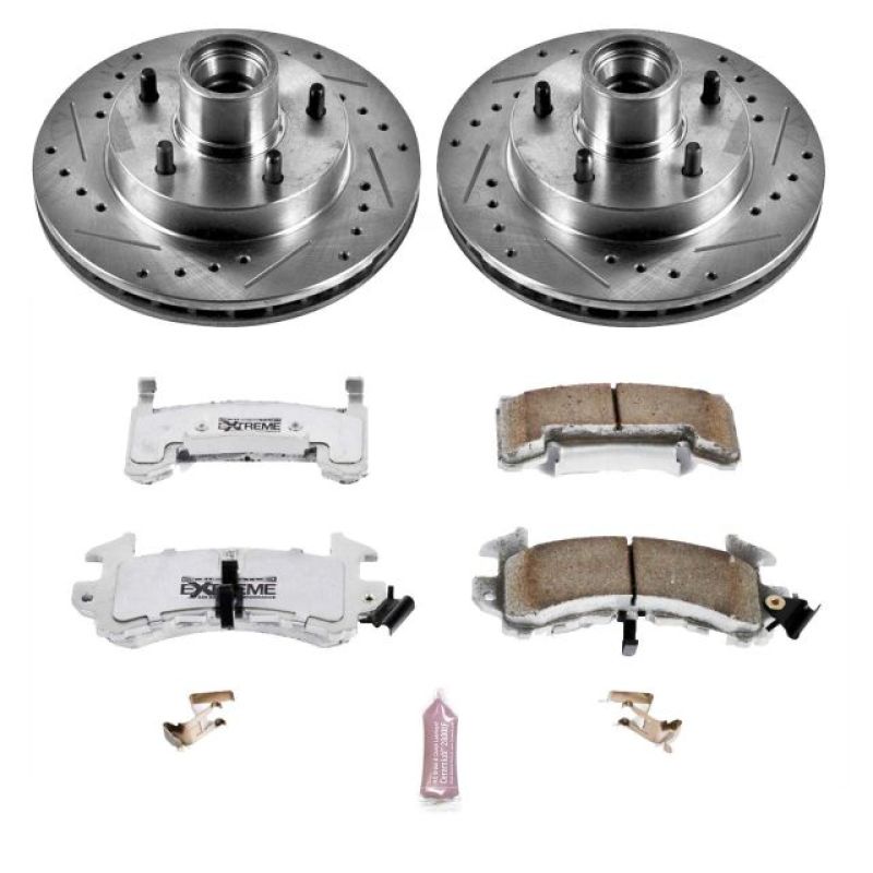 Power Stop 79-81 Buick Century Front Z26 Street Warrior Brake Kit PowerStop