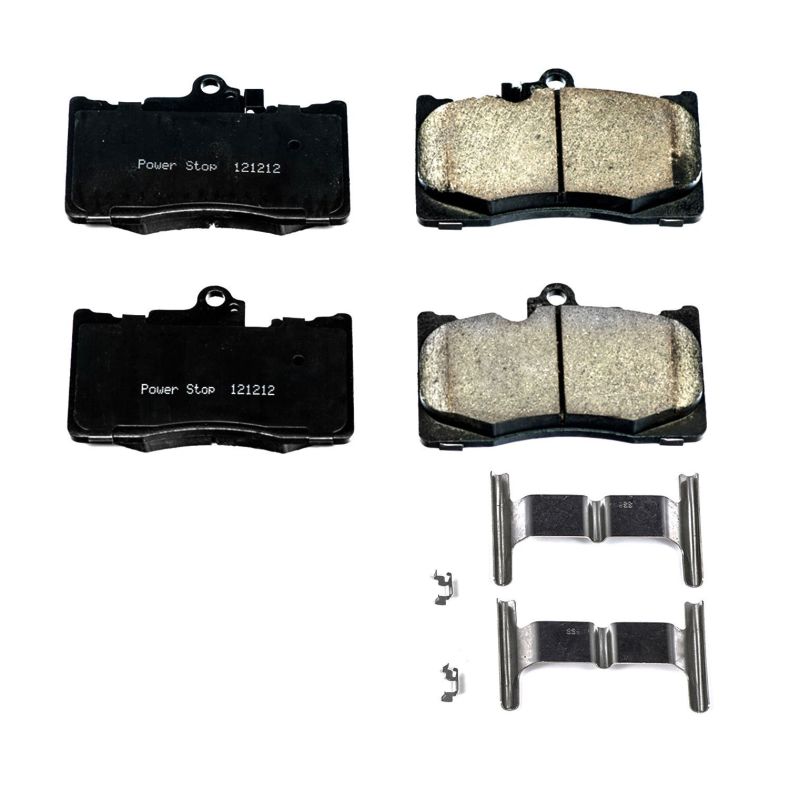 Power Stop 16-17 Lexus GS200t Front Z17 Evolution Ceramic Brake Pads w/Hardware PowerStop