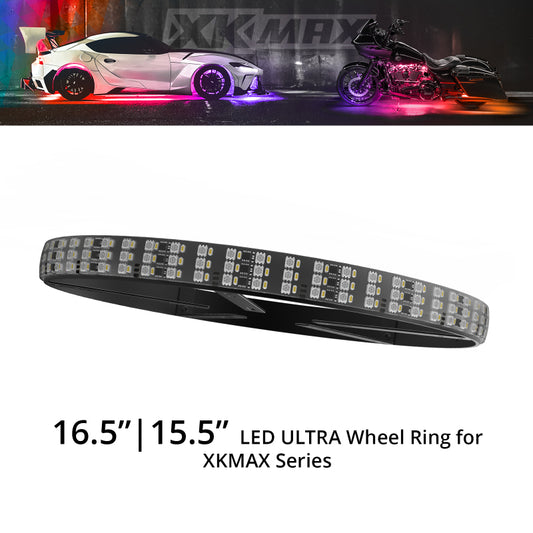 XKGlow XKmax RGBW ULTRA Wheel Ring Light Add-on - Part MX-WHEEL-B