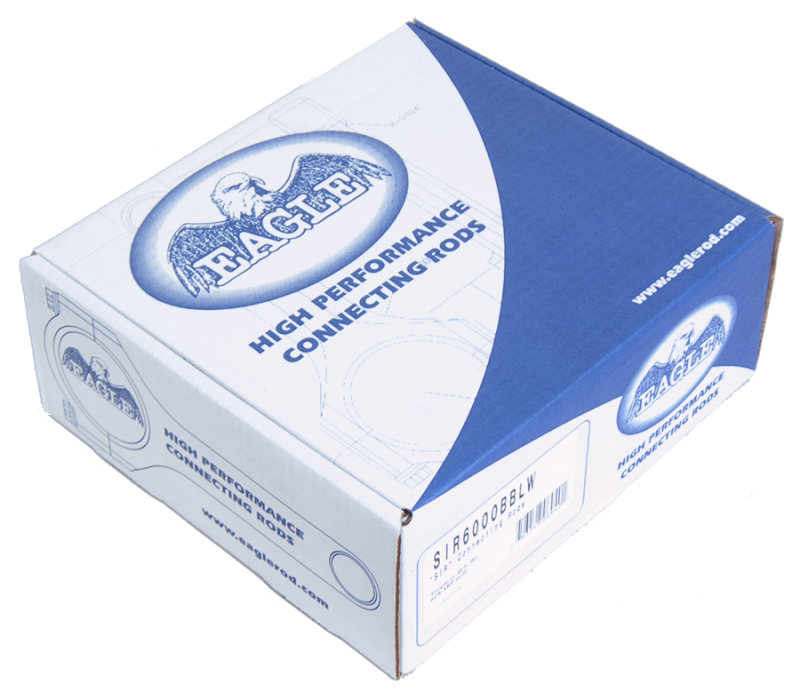 Eagle Chevrolet Small Block 6.000in Bushed I-Beam Rod Set