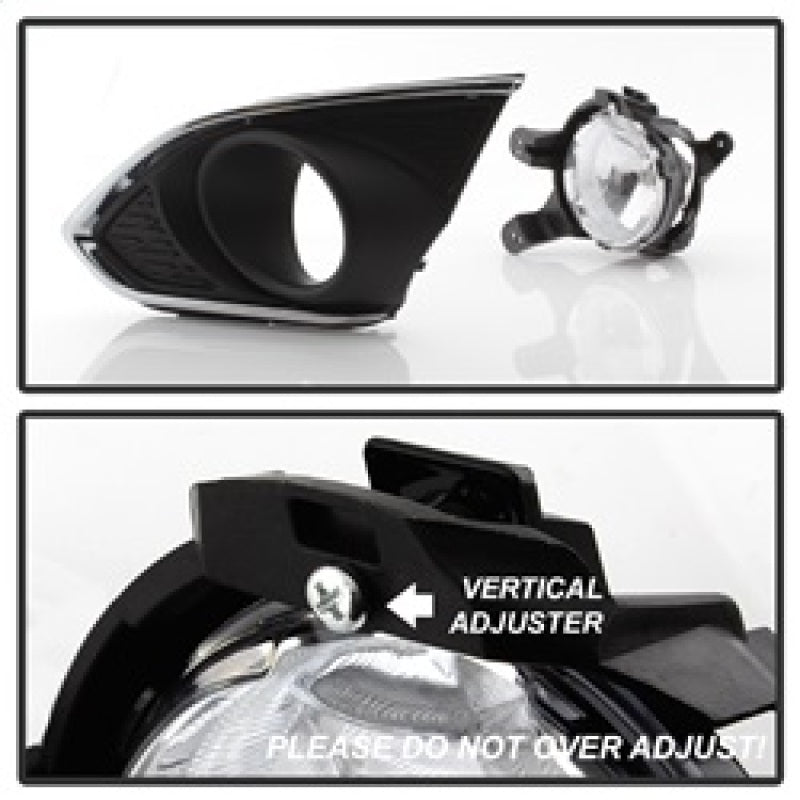 Spyder Chevy Spark 2013-2015 OEM Fog Light W/Universal Switch- Clear FL-CSPA2013-C SPYDER