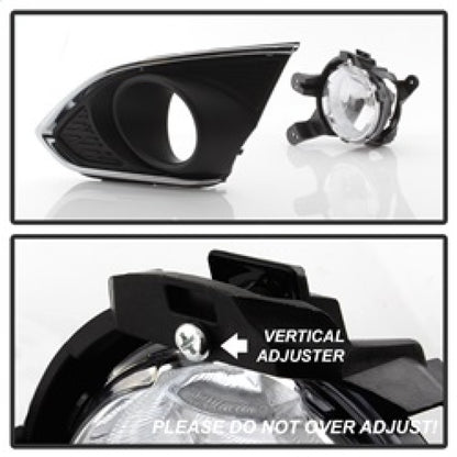 Spyder Chevy Spark 2013-2015 OEM Fog Light W/Universal Switch- Clear FL-CSPA2013-C SPYDER