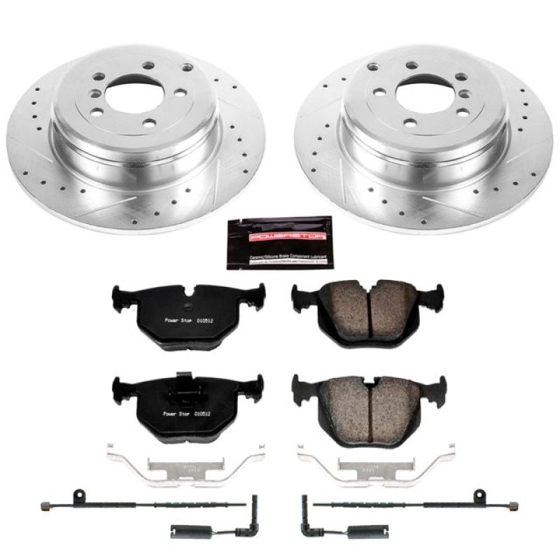 Power Stop 03-05 Land Rover Range Rover Rear Z23 Evolution Sport Brake Kit PowerStop