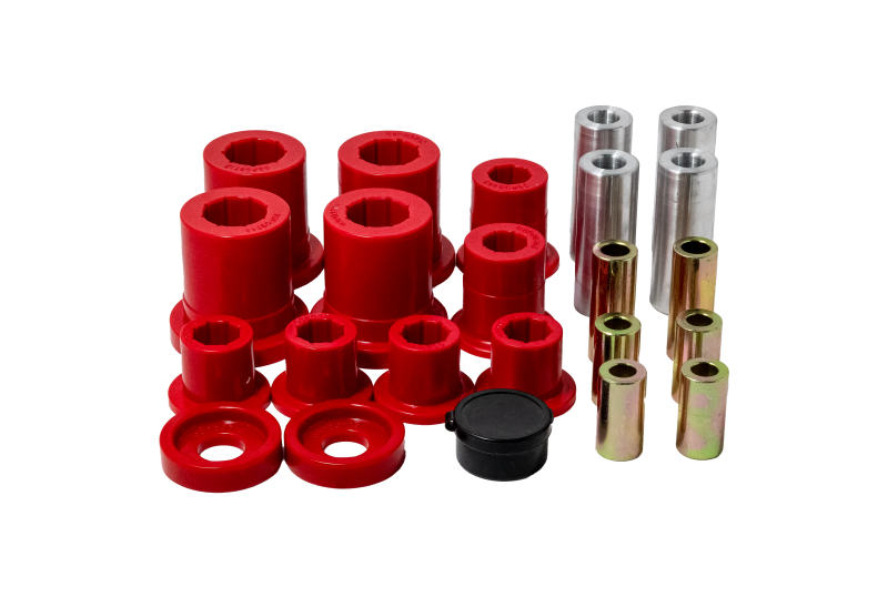 Energy Suspension 10-18 Dodge Ram 1500 Front Control Arm Bushing Set - Red