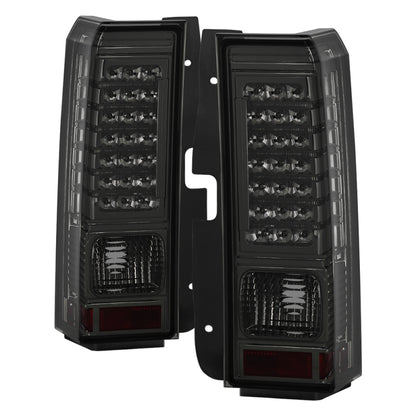 Xtune Hummer H3 06-09 ( Non H3T ) LED Tail Lights Smoke ALT-ON-HH306-LED-SM SPYDER